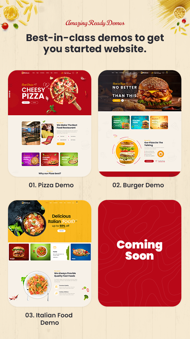 Dilicious – Pizza & Fast Food WordPress Theme