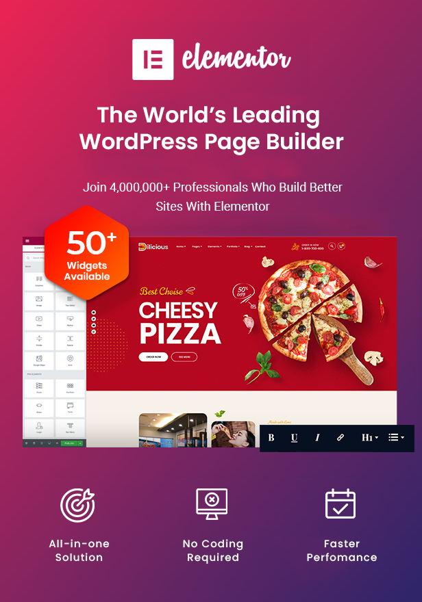 Dilicious – Pizza & Fast Food WordPress Theme