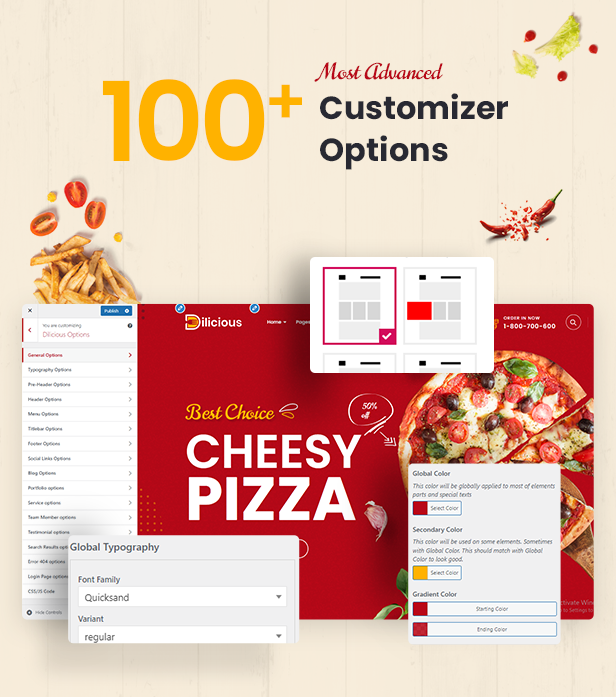 Dilicious – Pizza & Fast Food WordPress Theme